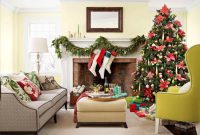 Christmas living room decor