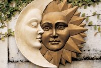 Sun and moon outdoor decor